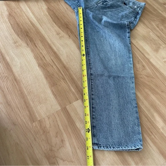 PacSun High Rise Straight Leg Jeans Blue Button Fly Women’s Size 26 - Picture 11 of 12